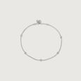Bling Trail Silver Single Anklet,,hi-res view 3