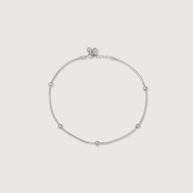 Bling Trail Silver Single Anklet,,hi-res image number null