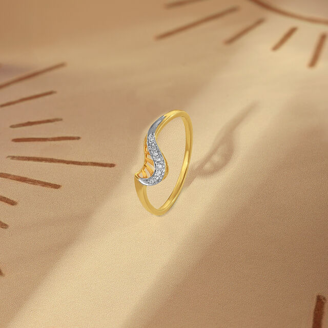 Gentle Arc Diamond Ring,,hi-res image number null
