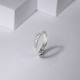Edgy Noir Silver Ring,,hi-res view 1