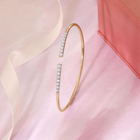 Dazzle Drift Diamond Bangle