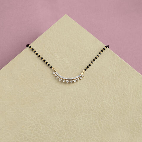 Brilliance Arc Gold and Diamond Mangalsutra