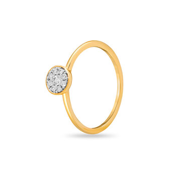 14 KT Yellow Gold Radiant Stackable Rings