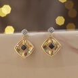 Vibrant Sapphire Diamond Drop Earrings,,hi-res view 1