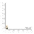 18 KT Yellow Gold Abstract Glimmer Diamond Necklace,,hi-res view 4