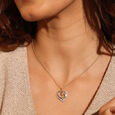 Enchanted Swirl Diamond Pendant,,hi-res view 2