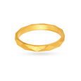 22KT Yellow Gold Striking Abstract Finger Ring,,hi-res view 2