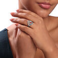 Earthy Waves Silver Ring,,hi-res view 2