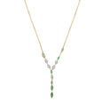 14KT Yellow Gold Nature's Radiance Emerald Necklace,,hi-res view 3