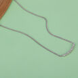 Starlit Grace Silver Necklace,,hi-res view 1