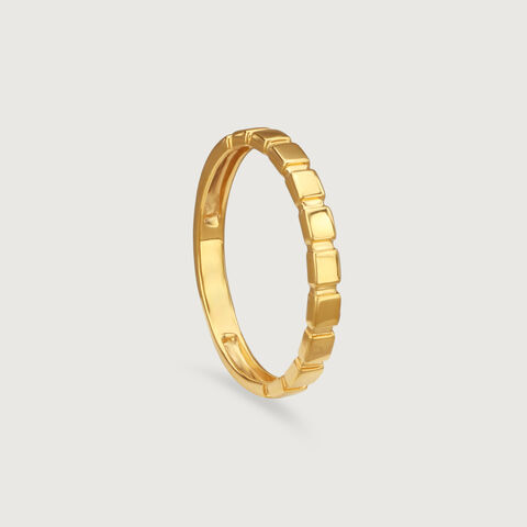 Pixel Pop Gold Ring