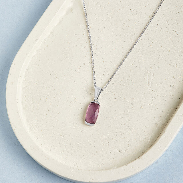 Mystic Edge Silver Pendant & Chain,,hi-res image number null