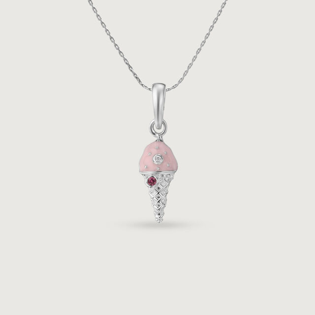 Playful Scoop Silver Pendant,,hi-res image number null