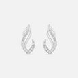 Chic Twirls Silver Earrings,,hi-res view 3