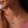 Evergreen Love Silver Necklace for Women,,hi-res view 1