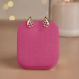 Luminous Checkered Diamond Stud Earrings,,hi-res view 1