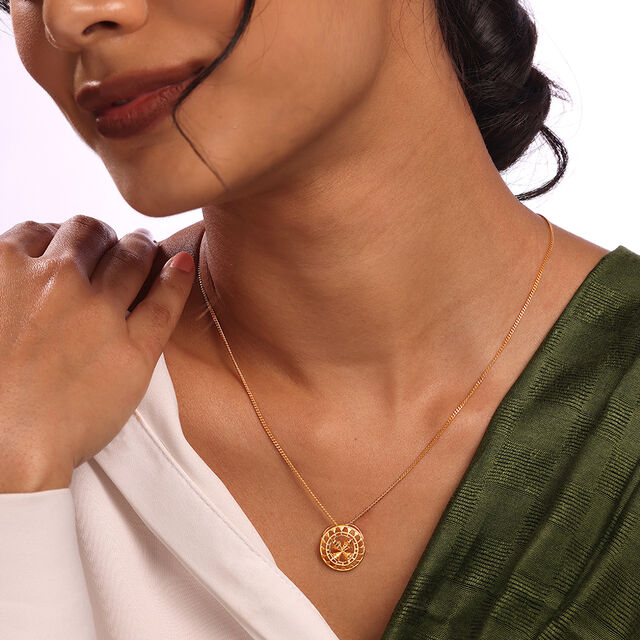 Saura Alchemy 22KT Gold Pendant,,hi-res image number null