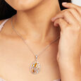 Sunlit Flow Silver Pendant,,hi-res view 2