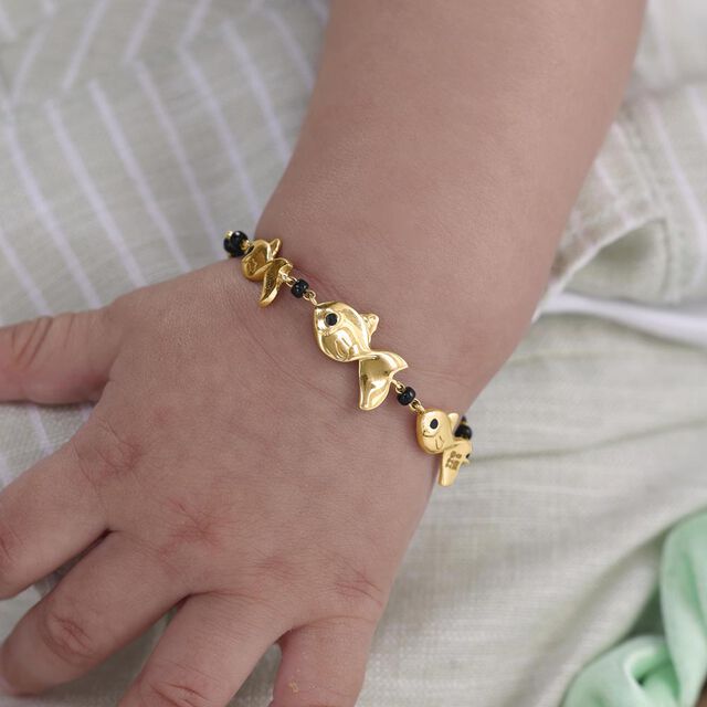 Tiny Fish Gold Bracelet,,hi-res image number null