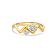 14KT Yellow Gold Icy Summit Diamond Ring,,hi-res view 2