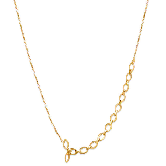 14 KT Yellow Gold Nature's Artistry Necklace/Hathphool,,hi-res view 1