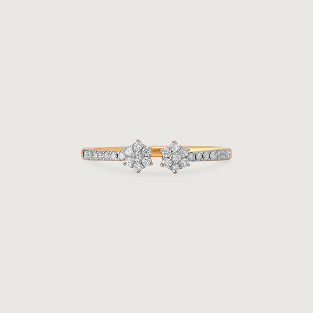 Twin Star Gold & Diamond Ring,,hi-res image number null