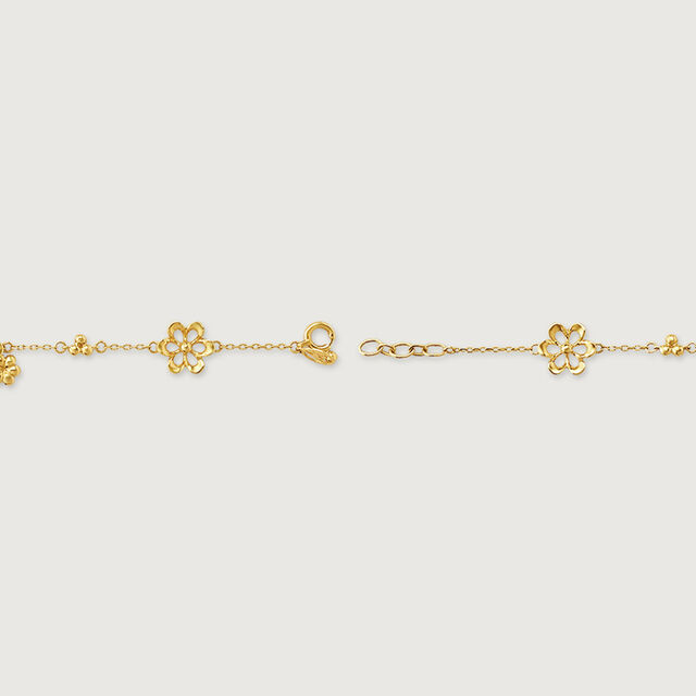 Flutter Bloom Gold Bracelet,,hi-res image number null