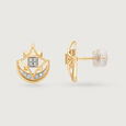 Galaxy's Twin 14KT Diamond Stud Earrings,,hi-res view 4