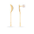 14kt Yellow Gold Hoop Earrings,,hi-res view 2