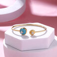 Greece Lariat 14KT Diamond Bangle,,hi-res view 1