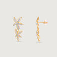 Blossom Cascade Diamond Drop Earrings,,hi-res view 4