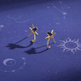 Twinkling Tranquillity Lolite 14KT Stud Earrings,,hi-res view 1