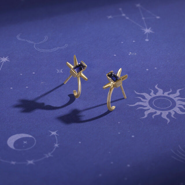 Twinkling Tranquillity Lolite 14KT Stud Earrings,,hi-res image number null