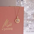 Personalised Radiant Diamond Pendant,,hi-res view 1