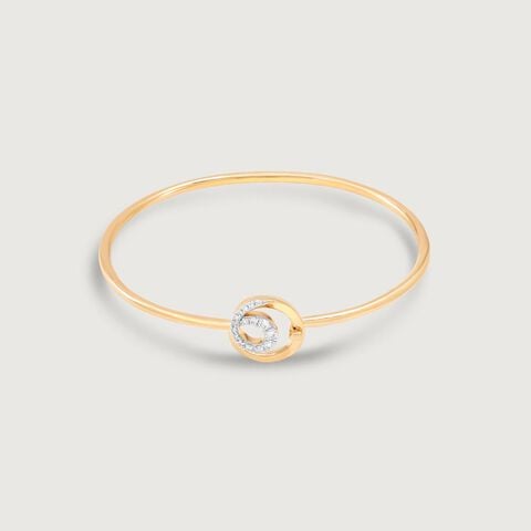 Chic Loop Diamond Bangle