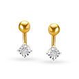 Petite Contemporary Diamond Stud Earrings,,hi-res view 1