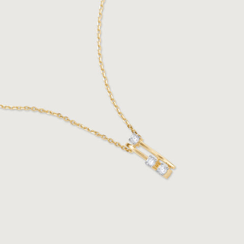 Chic Ladder Diamond Pendant