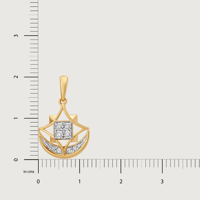 Heavenly Balance 14KT Diamond Pendant,,hi-res view 4