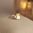 Radiant Geometric Diamond Ring,,hi-res view 1