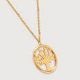 Trendy Chic 18KT Gold Chain and Pendant,,hi-res view 4
