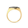 14KT Yellow Gold Bold Stripes Ring,,hi-res view 4