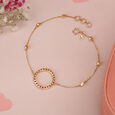 14KT Yellow Gold Luminous Nugget Chain Bracelet,,hi-res view 1