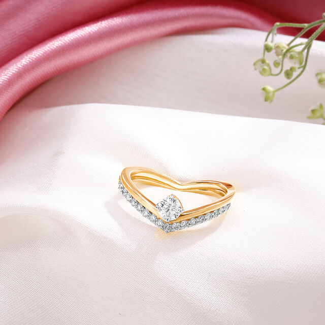 Serenity Stackable Multipurpose Solitaire Finger Ring,,hi-res image number null