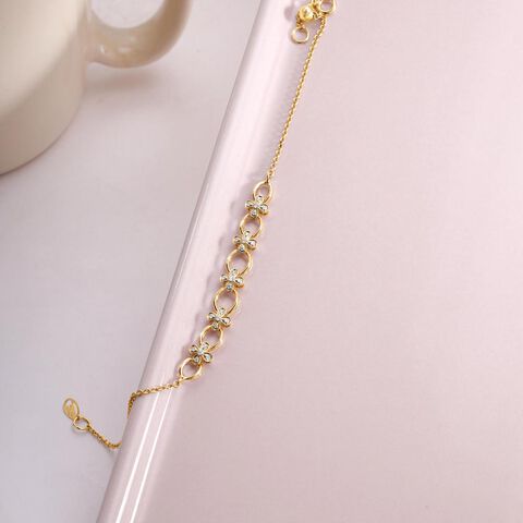 Chic Orbit Diamond Bracelet