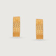 Intricate Legacies 22KT Gold Stud Earrings,,hi-res view 3