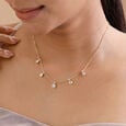 Graceful Drape Polki Diamond Necklace,,hi-res view 2
