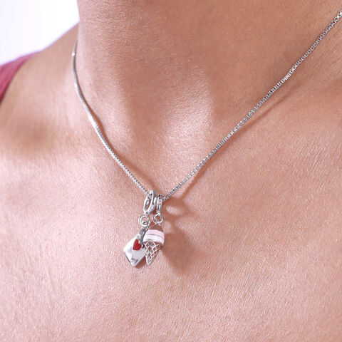 Sweet Scoop Silver Charm