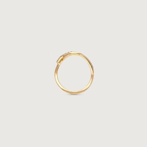 Fluid Poise Diamond Ring