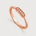 Radiant Roses 18KT Diamond Finger Ring,,hi-res view 3