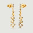 Lattice Lights Diamond Drop Earrings,,hi-res view 5